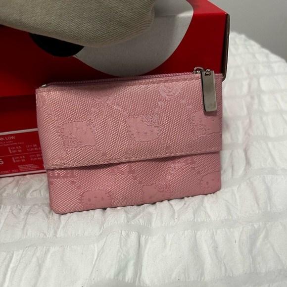 Hello Kitty Monogram Pink Wallet Pouch - Picture 2 of 3